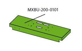 Ізоляція верхньої частини 1 TXN380 - MXBU-200-0101-RAL6018